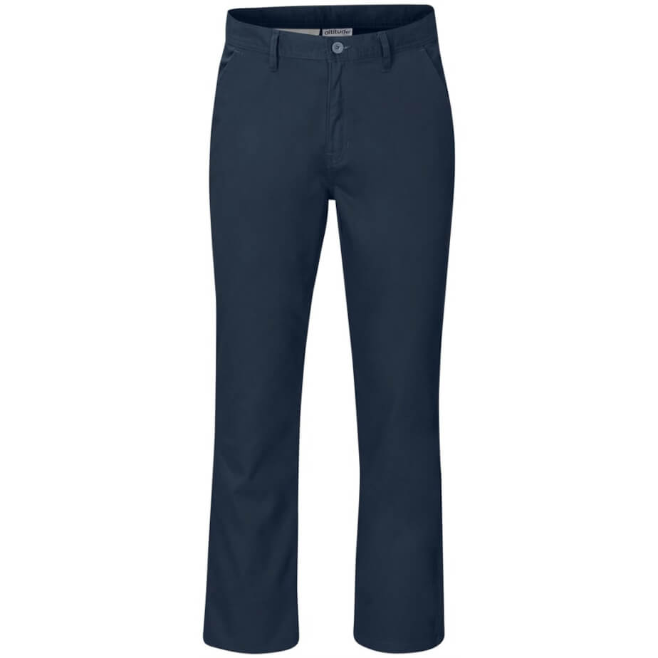 Mens Chino Pants Navy Front